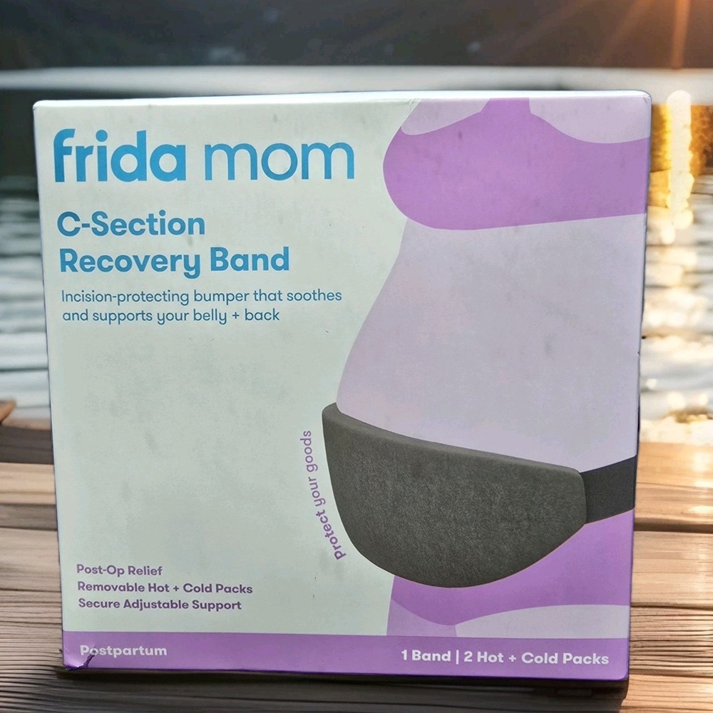 Frida Mom C-Section Hot & Cold Therapy Belly Binder for Post-Op‎ & Swelling NEW